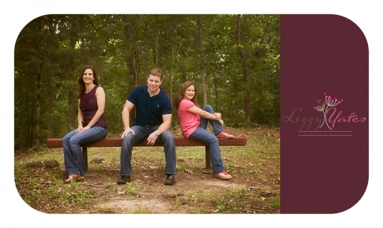 A Chenal Family of three was photographed in North Little Rock