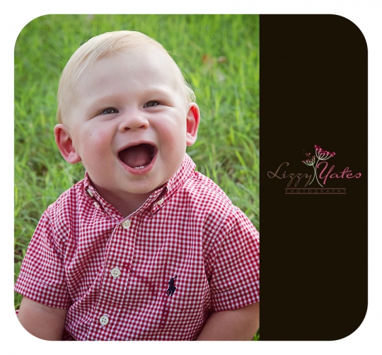Cabot toddler smiles for a North Little Rock photography session