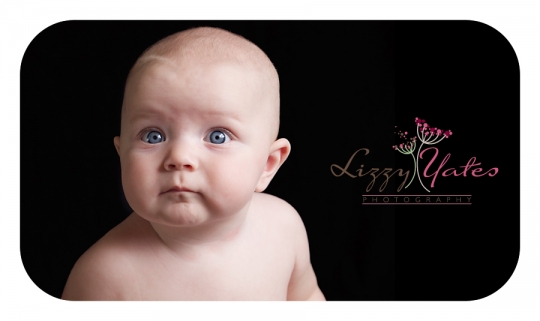 Baby Blues on a baby in a child photography session in Little Rock