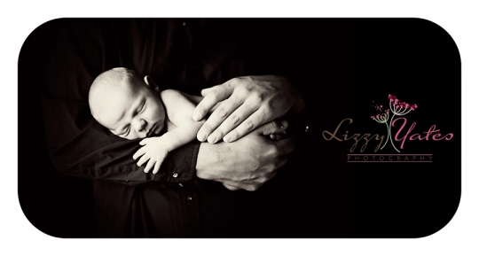 Newborn Baby Boy in his fathers arms in Little Rock Arkansas
